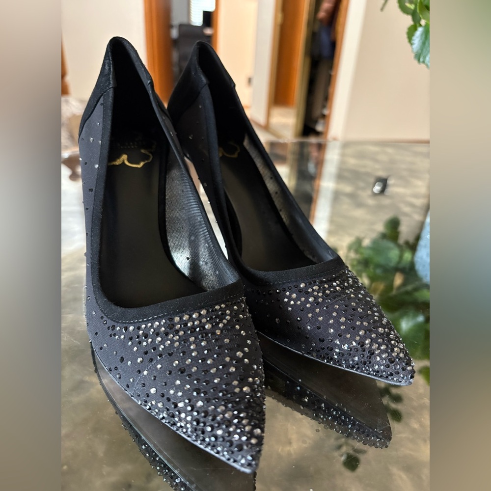 Ted Baker Black Studded Heels